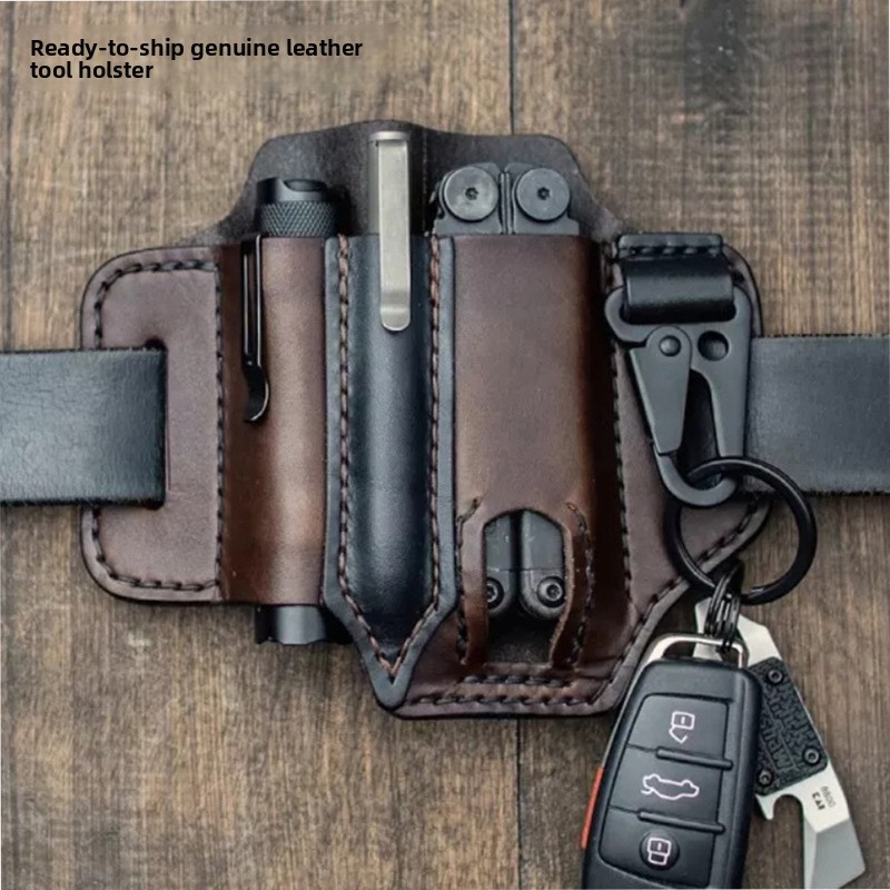 Edc Carry Items - Deri EDC Alet Çantası Açık Hava
