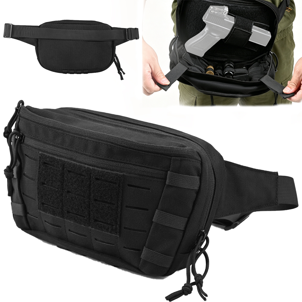 Edc Concealed Carry Holster - Taktik Tabanca Bel Çantası CCW Fanny