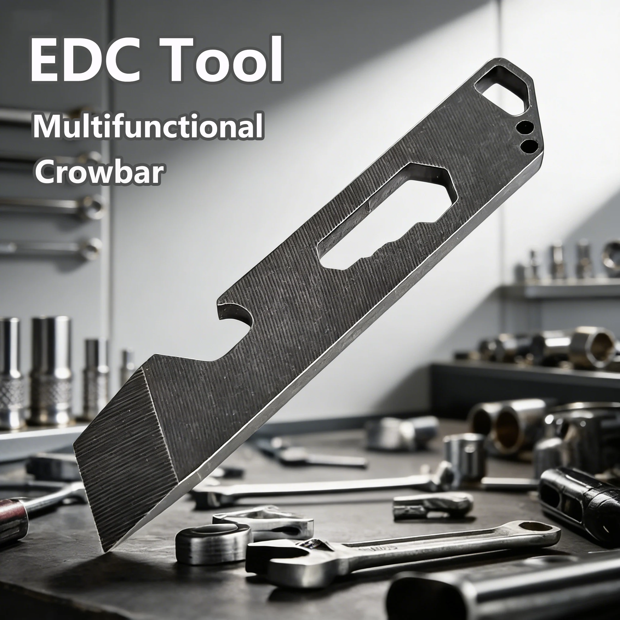 Titanium Pry Bar - 1/2 ADET EDC Çok Amaçlı Çubuk