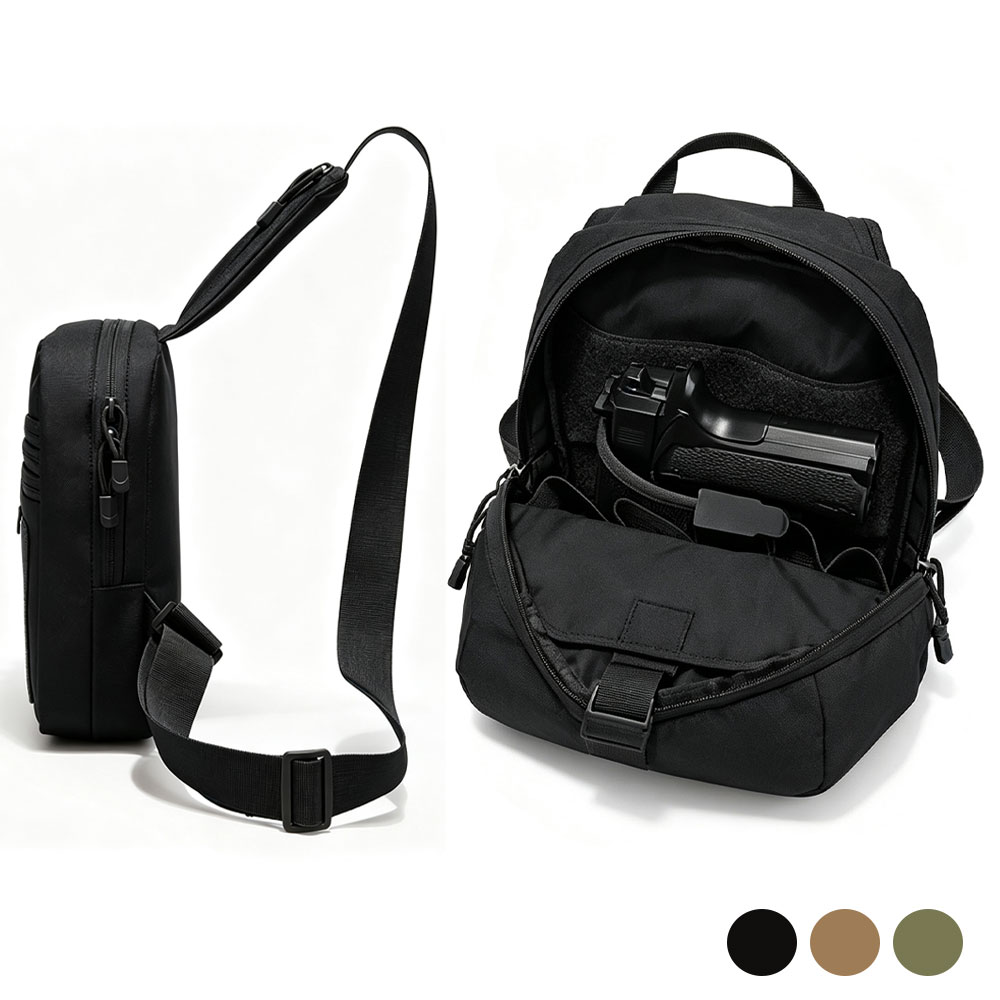 Edc Concealed Carry Holster - Taktik Göğüs Çantası Çapraz Askılı Omuz