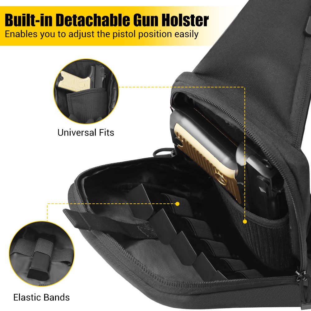 Taktik Tabanca Silah Çantası G - Edc Concealed Carry Sling Bag incelemesi ve fiyatı