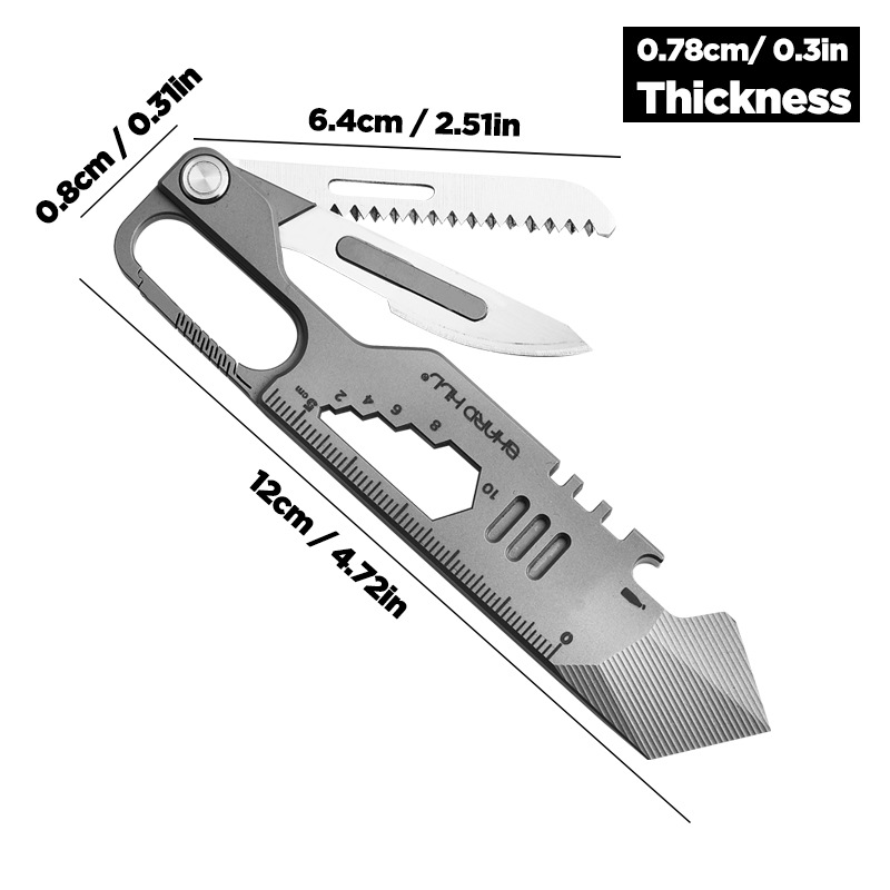 Açık Hava Taşınabilir EDC Çok  - Titanium Pry Bar incelemesi ve fiyatı