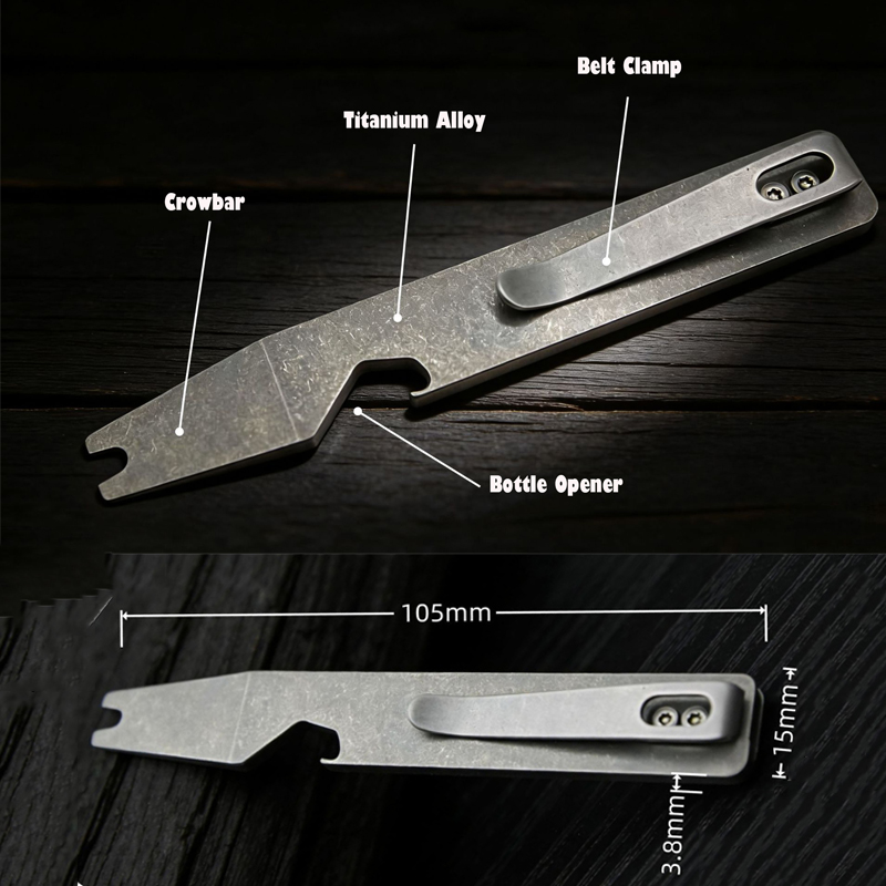 10.5 CM TC4 Titanyum Alaşımlı  - Titanium Pry Bar incelemesi ve fiyatı