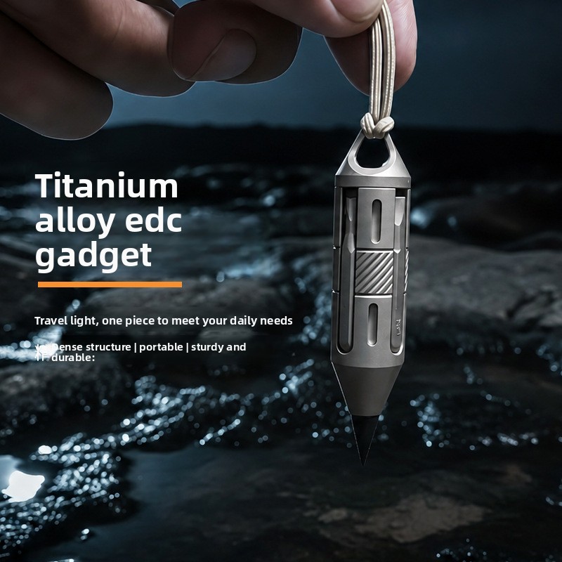 7'si 1 arada Titanyum EDC Çok  - Titanium Pry Bar incelemesi ve fiyatı