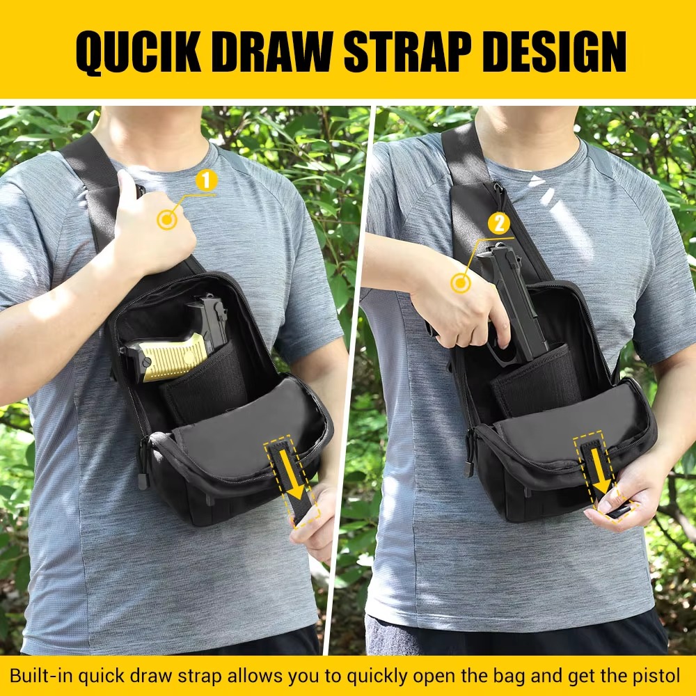 Taktik Tabanca Çantası Gizli T - Edc Concealed Carry Sling Bag incelemesi ve fiyatı