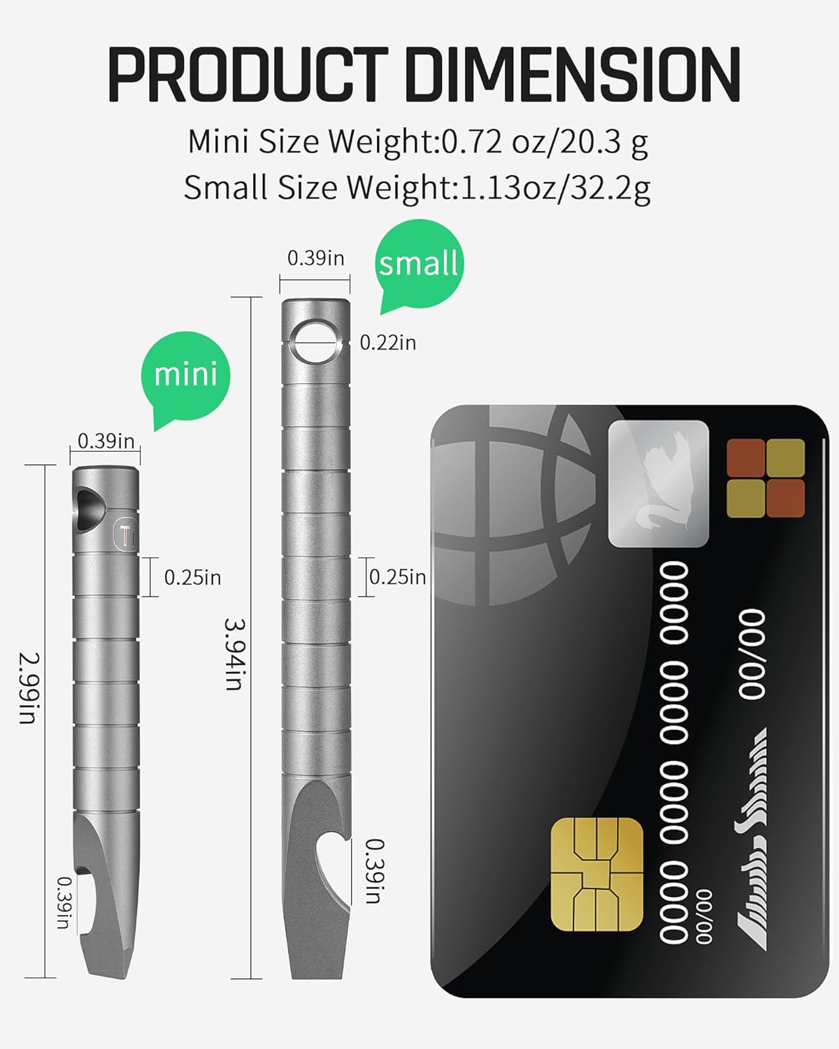 TISUR Titanyum EDC Kaldırma Çu - Titanium Pry Bar incelemesi ve fiyatı
